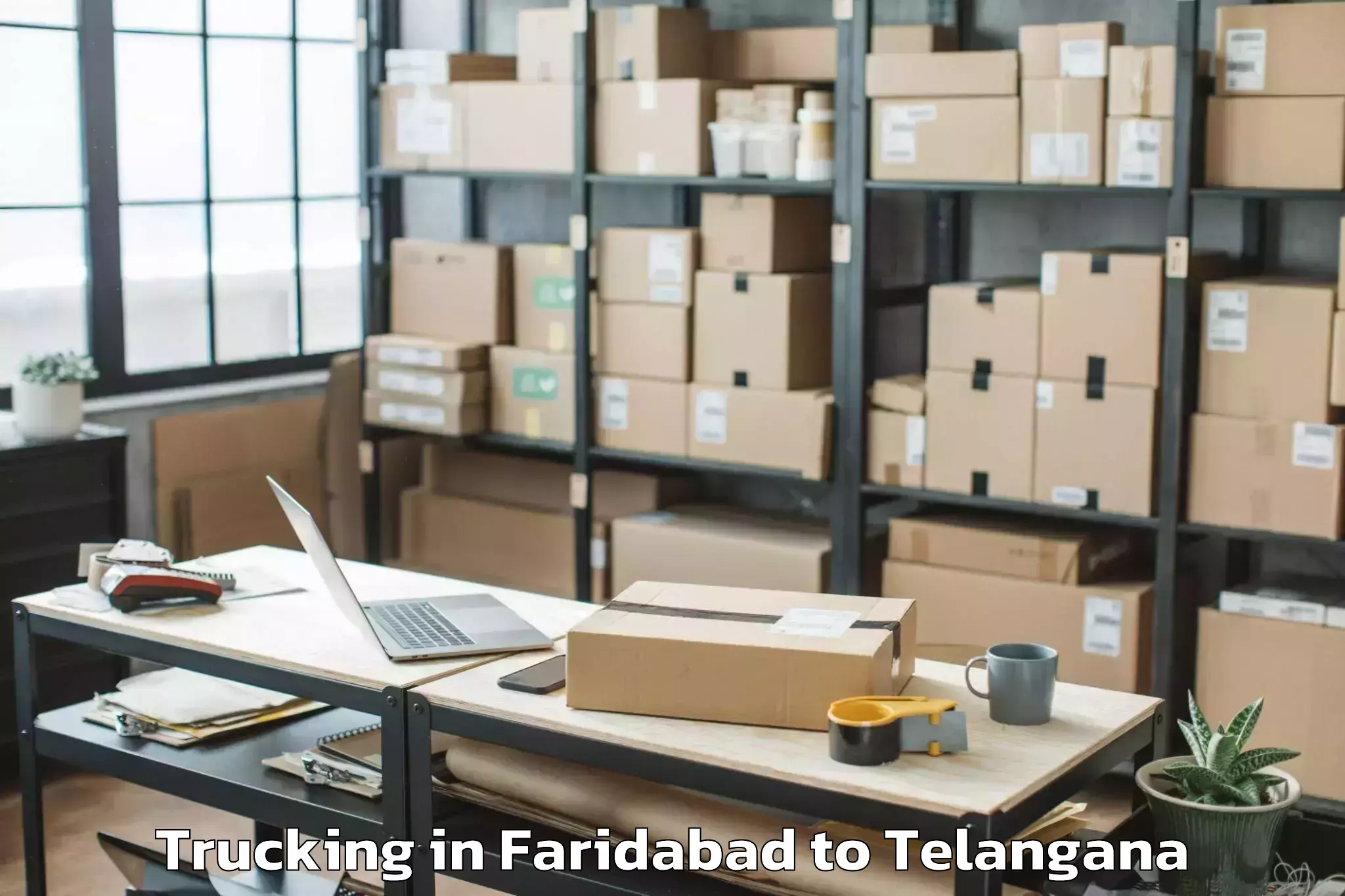 Reliable Faridabad to Ifhe Hyderabad Hyderabad Trucking